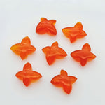 Load image into Gallery viewer, Natural Carnelian Butterfly Shape Briolettes Beads, Hand Carved Smooth Butterfly Gemstone Beads, Jewelry Making Loose Beads, 13X9-14X10 MM