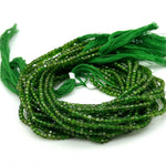 Load image into Gallery viewer, Natural Chrome Diopside Box Shape Beads, Dark Green Chrome Gemstone Beads, 2 MM Cube Shape Faceted Beads for Jewelry Making, 13 Inch Strand