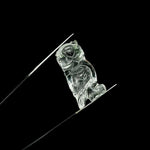 Load image into Gallery viewer, Natural Crystal Quartz Owl Shape Gemstones, Hand Carved Owl Shape Gemstone, Crystal Owl Shape Charms, 29 MM Bird Charm Carvings