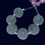 Load image into Gallery viewer, 1,2,3,4,5 pcs 100% Natural Rose Quartz Carved Melon Shape Carving, Melon Shape Gemstone, Gemstone For Jewellery, 10 mm