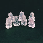 Load image into Gallery viewer, Natural Rose Quartz Teddy Bear Shape Gemstone Beads, 10X16 MM Minimalist Carving Teddy Bear Beads For Jewelry, Loose Rose Quartz Charm Beads