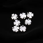Load image into Gallery viewer, 1 Pc Pearl Flower Shape Beads, Mother of Pearl Hand Carved Flower Gemstone for Jewelry, Hand Carved Floral Beads, 15 MM, Top Drill Beads