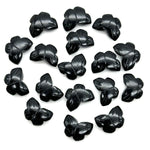 Load image into Gallery viewer, Natural Black Onyx Butterfly Shape Beads, AAA Black Onyx Hand Carved Butterfly Briolettes, Gemstone Carvings, 13 MM Mini Butterfly Charms