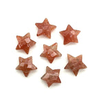 Load image into Gallery viewer, Natural Red Sunstone Star Shape Briolettes, Red Sunstone Carved Faceted Star Charms, Wholesale Loose Beads for Jewelry, 12 MM, Hand Carvings