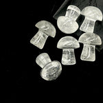 Load image into Gallery viewer, 1 Pc Natural Crystal Quartz Mushroom Shape Stone, Mushroom Shape Gemstones, 22 MM Mushroom Carving Stones, Mushroom Crystal, Crystal Healing