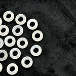 Load image into Gallery viewer, Natural White Moonstone Donut Shape Gemstones, Moonstone Donut Carving, Healing Gemstone Beads, 12 mm Moonstone Smooth Donut Beads
