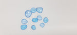 Load image into Gallery viewer, 5,10 pcs AAA+ Quality Sky Blue Topaz freeform Rosecut, faceted rosecut, gemstone for jewellery, jewellery making rosecut 7X8 12X11 mm