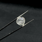 Load image into Gallery viewer, Natural Crystal Quartz Carved Shell Shape Beads, 12 MM Shell Beads, Carved Gemstone, Seashell Charm Gemstone, Hand Carved Shell Charms Beads