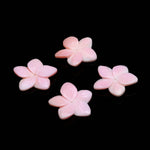 Load image into Gallery viewer, 1 Pc Mother of Pearl Flower Shape Carving Beads, AAA Pink Pearl Flower Shape Gemstone, Carved Flowers, 29 MM, Center Drill