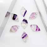Load image into Gallery viewer, 2,3,4,5,6 Pcs Natural fluoride fancy Shape Carving, Hand Carved Gemstone, backside intersection Gemstone, Carved Gemstone, 16X10mm