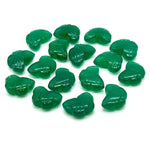 Load image into Gallery viewer, Natural Green Onyx Butterfly Shape Beads, AAA Green Onyx Hand Carved Butterfly Briolettes, Gemstone Carvings, 13 MM Mini Butterfly Charms