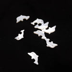 Load image into Gallery viewer, Natural White Pearl Dolphin Shape Beads, Mother of Pearl Dolphin Shape Beads, Fish Charms for Jewelry Making, 15 MM Straight Drill