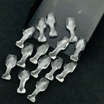 Load image into Gallery viewer, 1,2,3,4,5 pcs Pretty Crystal Quartz Wine Glass Shape Carved Gemstone, New Designer Gemstone, Crystal Glass Shape Faceted Briolettes 8X20 MM
