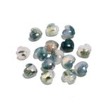 Load image into Gallery viewer, Natural Moss Agate Heart Shape Beads, Tree Agate Heart Shape Smooth Gemstone Beads, Loose Wholesale Heart Charm Beads, 10 MM