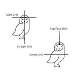 Load image into Gallery viewer, Natural Crystal Quartz Owl Shape Gemstones, Hand Carved Owl Shape Gemstone, Crystal Owl Shape Charms, 29 MM Bird Charm Carvings