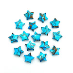 Load image into Gallery viewer, AAA Copper Turquoise Star Shape Briolette's, Faceted Hand Carved Star Gemstone, Turquoise Loose Star Beads for Jewelry Making, 10 MM