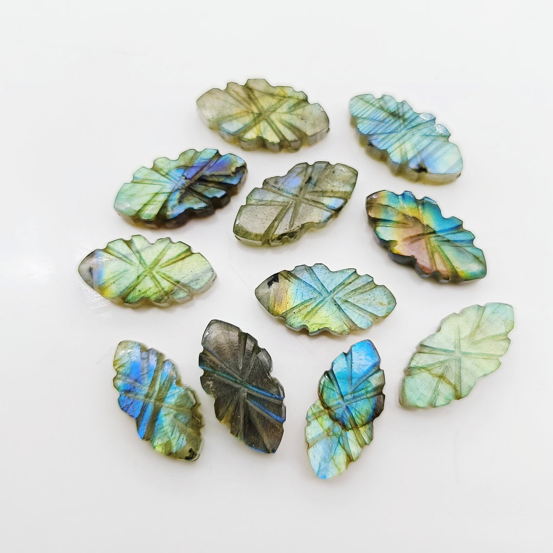 100% Natural Labradorite Fancy Shape Gemstone, Carved Fancy Gemstone, Loose Gemstone, Fancy Shape Gemstone, Carved Gemstone, 16X8.5 mm