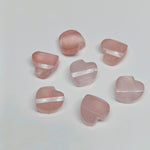 Load image into Gallery viewer, 2,3,4,5,6 pcs100% Natural Rose quartz twisted heart Shape Carved Gemstone,Loose Gemstone, fancy Shape Gemstone Jewlery,Carved Gemstone 12 mm