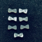 Load image into Gallery viewer, 2,3,4,5 Pcs Natural Grey Moonstone Hand Carved Bow Shape, Bow Shape Gemstone For Jewellery, Bow Shape Gemstone, 12X6 mm