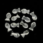 Load image into Gallery viewer, Natural Crystal Quartz Fish Charm Beads, Fancy Fish Shape Carved Gemstone, 7X14 MM, Goddess Power Stone Carving, Jewelry Making Diy Beads