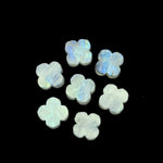 Load image into Gallery viewer, Natural Rainbow Moonstone Clover Shape Beads, AAA Moonstone Four Leaf Clover Shape Gemstone, Loose Wholesale Beads for Jewelry, 12 MM