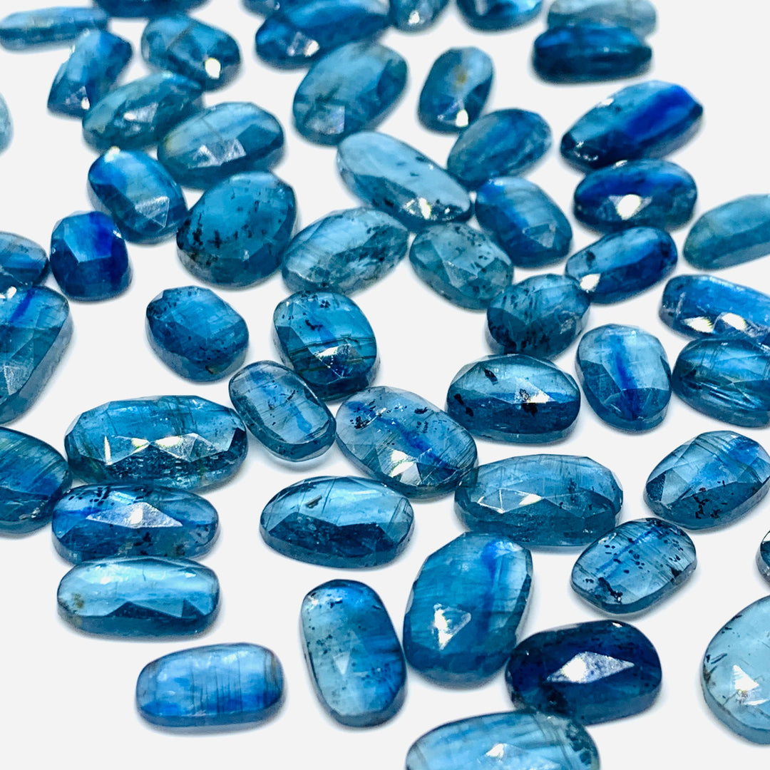 Amazing AAA Quality 100% Natural Kyanite Rose Cuts, Loose Gemstone, Gemstone For Jewellery, 11X6 15X8 mm