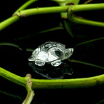 Load image into Gallery viewer, Natural Crytal Quartz Turtle Shape Gemstone Carving, 17X25 MM Minimalist Turtle Carving for Jewelry, Handmade Harmony Gemstone Beads Carving