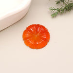 Load image into Gallery viewer, Natural Carnelian Flower Shape Carving, Orange Carnelian Flower Shape Gemstone Beads, Flower Charms, 25 MM Reiki Healing Crystal Gifts