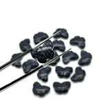 Load image into Gallery viewer, AAA Black Sunstone Butterfly Shape Beads, Black Sunstone Hand Carved Butterfly Briolettes, Gemstone Carvings, 13 MM Mini Butterfly Charms