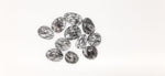Load image into Gallery viewer, 2 pcs AAA+ Quality Black Rutile freeform Rosecut, Blcak Routile faceted rosecut,gemstone for jewelry, jewelry making rosecut 9X6 13X10 mm