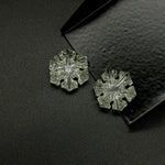 Load image into Gallery viewer, 1 pc Natural Crystal Quartz Snowflake Shape Gemstone, 18 MM Handmade Snowflake Carvings, Hand Carved Gemstone For Jewelry, Ice Flakes Gems