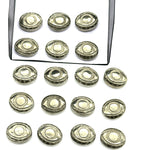 Load image into Gallery viewer, Natural Pyrite Evil Eye Beads, Hand Carved Gemstone Beads, Loose Oval Eye Beads, Pyrite Evil Eye Charm Beads, Loose Carving Beads 10X12 MM