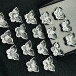 Load image into Gallery viewer, Natural Crystal Quartz Butterfly Shape Gemstone Beads, Handmade Faceted Butterfly Shape Carving Beads, Crystal Briolettes Beads 14x10 MM