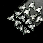 Load image into Gallery viewer, Crystal Quartz Ninja Star Carving Beads, Fancy Ninja Star Shape Gemstone Beads, 12 MM Jewelry Making Star Shape Briolette Beads