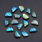 Load image into Gallery viewer, Carved Labradorite Cloud Beads: Flashy Gemstone Jewelry Charms 20mm