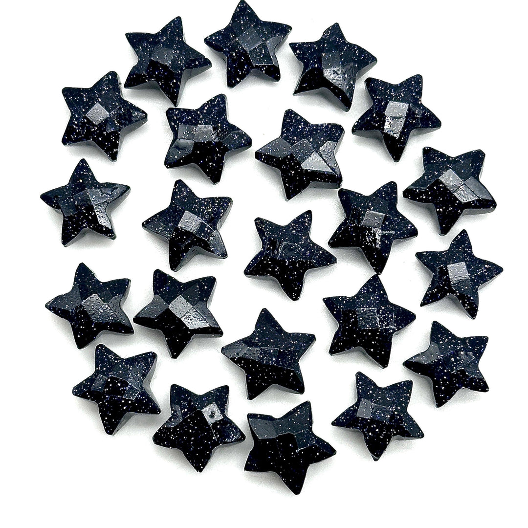 AAA Black Sunstone Star Shape Briolettes, Black Sunstone Carved Faceted Star Charms, Wholesale Loose Beads for Jewelry, 12 MM, Hand Carvings
