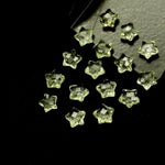 Load image into Gallery viewer, Natural Green Amethyst Stars Shape Briolettes, Amethyst Faceted Star Shape Beads For Jewelry Making, Mini Gemstone Star Charms Beads, 8 MM