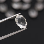 Load image into Gallery viewer, Cute Crystal Quartz Clouds Shape Beads, Faceted Clear Quarz Cloud Shape Beads, Carved Cloud Shape Charms, 12 MM, Loose Carved Briolettes