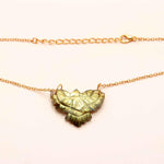 Load image into Gallery viewer, Natural Labradorite Eagle Necklace, Flashy Labradorite Hand Carved Eagle Necklace for Gift, 30 MM, Carved Bird Jewelry, Gift for Women's