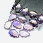 Load image into Gallery viewer, 2,3,4,5 pcs Natural Ametrine Fancy Shape Carved Gemstone, Ametrine Leaf Shape Beads, Ametrine Carved Briolette For Jewelry Making 16X10 mm