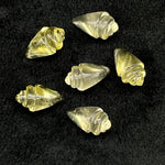Load image into Gallery viewer, Natural Lemon Quartz Conch/Snail Shell Shape Carving, Lemon Quartz Hand Carved Shell Shape Gemstone Bead, 18X10 MM Beach &amp; Snail Loose Shell