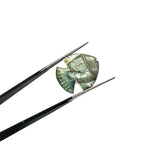 Load image into Gallery viewer, Carved Labradorite Fish Shape Gemstone, Flashy Labradorite Fish Shape Stone, 19X21 MM Loose Gemstone Fishes for Jewelry Making, Mermaid Fish