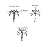 Load image into Gallery viewer, Labradorite Palm Tree Shape Gemstone, Hand Carved Tree Shape Stone, Unique Tree Carving for Jewelry Making, Flashy Labradorite, 28 MM