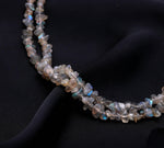 Load image into Gallery viewer, Flashy Labradorite Uncut Beads Strand, AAA Labradorite Chips Beads for Jewelry Making, 16" Inch Uncut Chip Beads, Freeform Uncuts