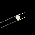 Load image into Gallery viewer, White Moonstone Heart Shape Briolettes, Natural White Moonstone Faceted Heart Shape Beads, Loose Gemstone, 8 MM Heart Charms for Jewelry
