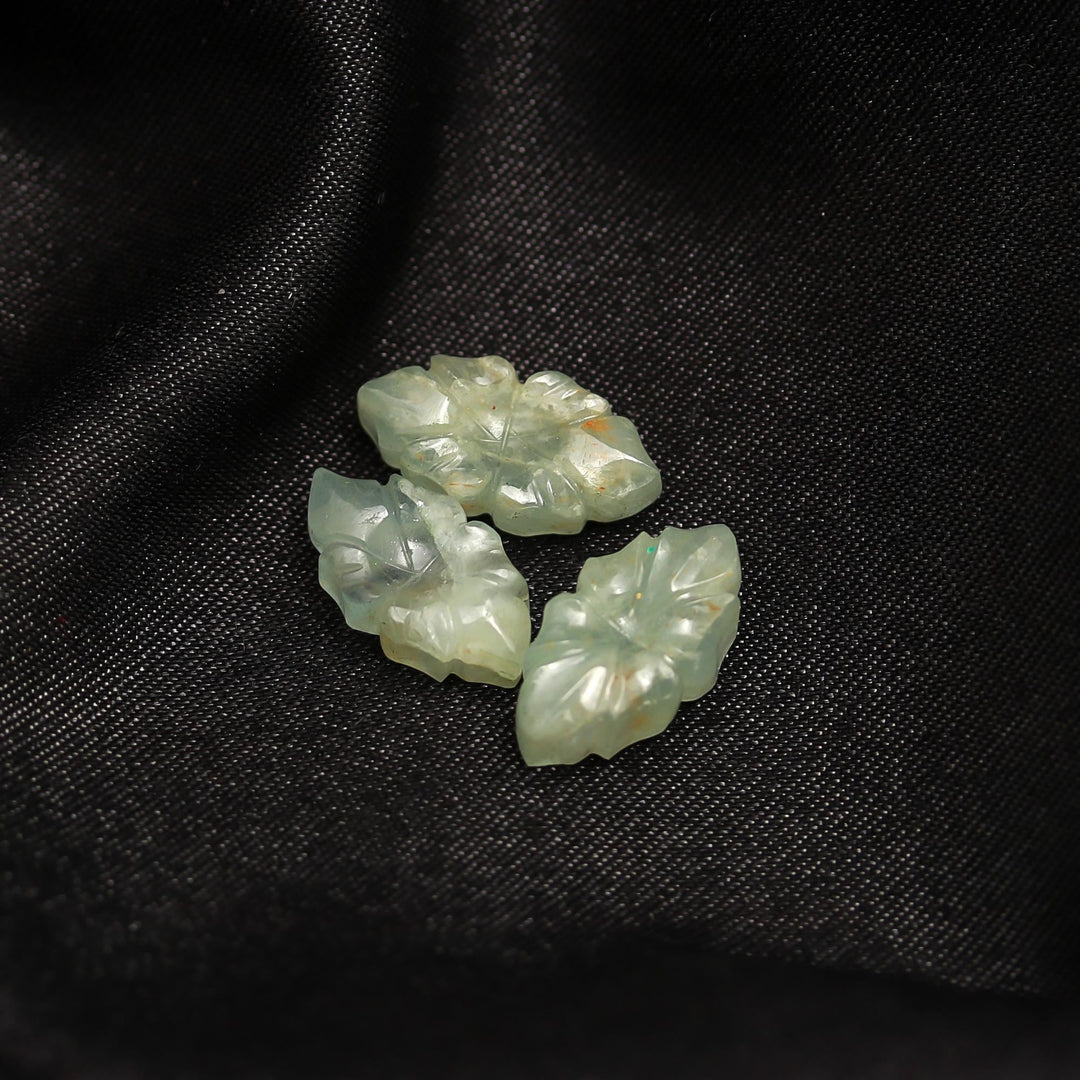 Aquamarine Floral Marquise Shape Gemstone, Natural Aquamarine Hand Carved Beads, Jewelry Making Fancy Carving, Loose Gemstones Beads, 20 MM