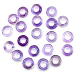 Load image into Gallery viewer, Dazzling Pink Amethyst Donut Shape Gemstones, Natural Pink Amethyst Donut Carving, Healing Gemstone Beads, 12 mm Purple Donut Smooth Beads
