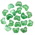 Load image into Gallery viewer, AAA Green Strawberry Butterfly Shape Beads, Natural Strawberry Quartz Hand Carved Butterfly Briolettes, Gemstone Carvings, 13 MM Loose Beads