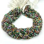 Load image into Gallery viewer, Natural Multi Gemstone Faceted Rondelle Beads, 3 MM Multi Gemstone Beads, 13 Inches Multicolor Rondelle Shape Loose Beads Strand for Jewelry