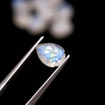 Load image into Gallery viewer, Natural Rainbow Moonstone Leaf Shape Carved Briolette's Beads Jewelry Making 10 MM